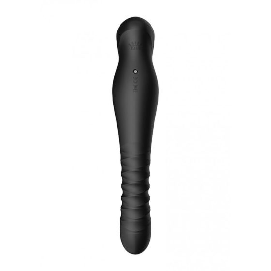 ZALO King - rechargeable, waterproof, shock vibrator (black)