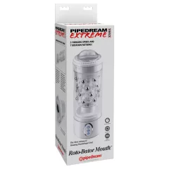 PDX Roto-Bator - Vibrating Oral Pleasure Device (White)