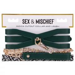 Sportsheets - Collar with Leash (Green)