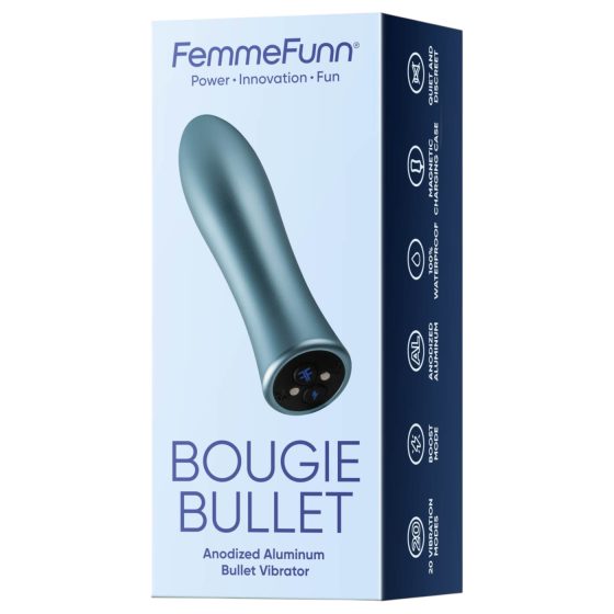FemmeFunn Bougie - Premium Aluminum Vibrator (Silver)