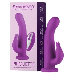   FemmeFunn Pirouette - Rechargeable, Premium Wireless Vibrator (Purple)