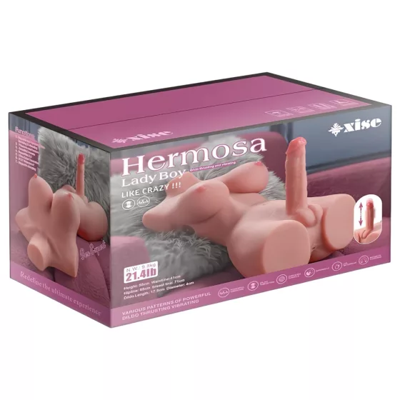 XISE Hermosa Lady Boy - Vibrating Torso with Thrusting Feature