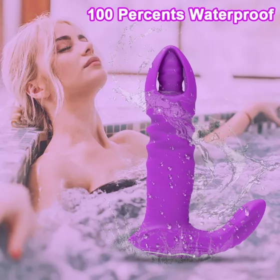 AlvUp - Smart Thrusting Anal Vibrator (Purple)