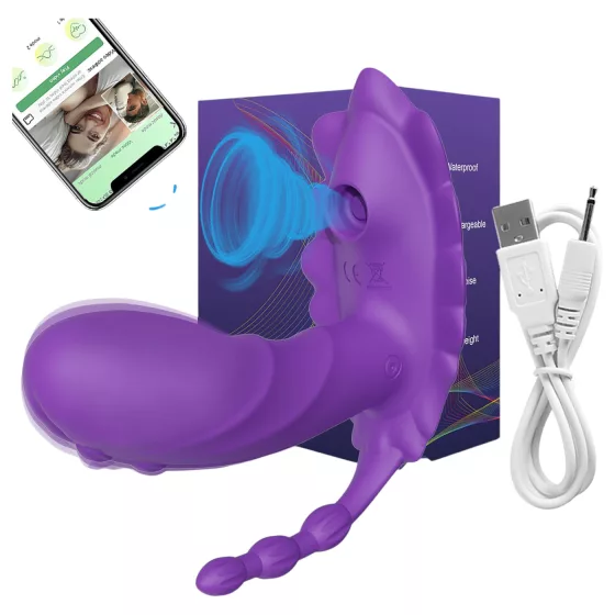 AlvUp - wearable app-controlled wearable vibrator (purple)