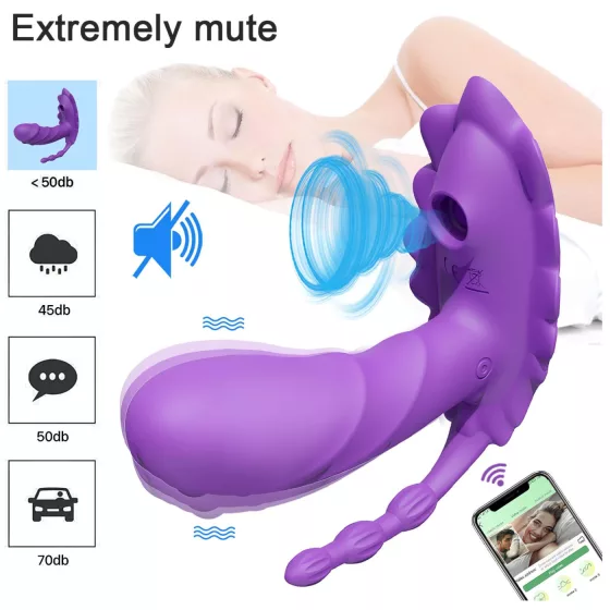 AlvUp - wearable app-controlled wearable vibrator (purple)