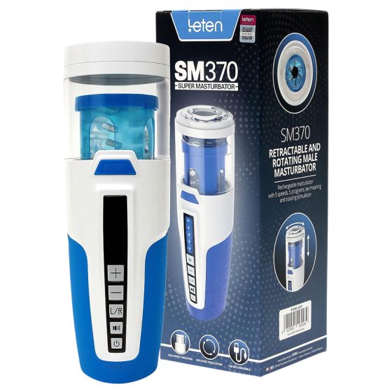 Leten SM370 – moaning, rotating masturbator (white)