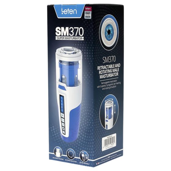 Leten SM370 – moaning, rotating masturbator (white)