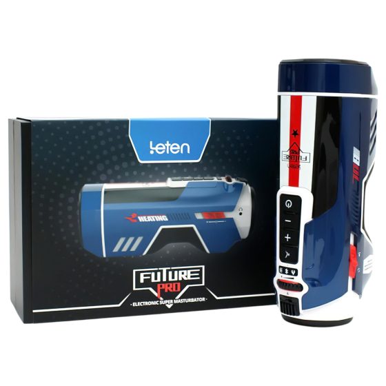 Leten SM Future Pro – thrusting, moaning, tightening, heating masturbator (blue)