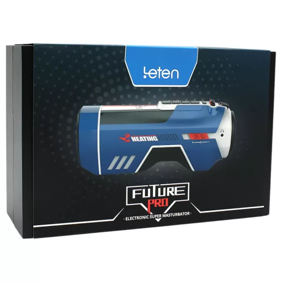 Leten SM Future Pro - Interactive Blue Masturbator with Vibration & Heat