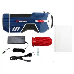   Leten SM Future Pro - Interactive Blue Masturbator with Vibration & Heat