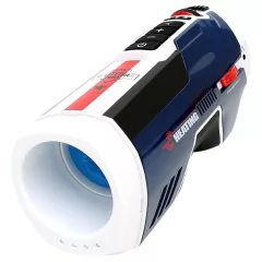   Leten SM Future Pro - Interactive Blue Masturbator with Vibration & Heat