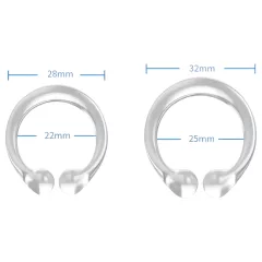 Silicone Glans Ring - Delay Ejaculation (Clear)