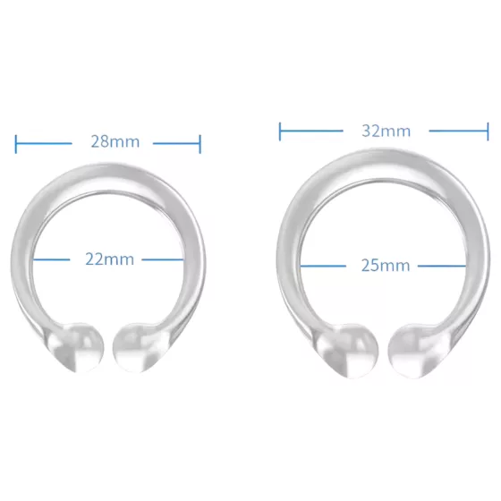 Silicone Glans Ring - Delay Ejaculation (Clear)