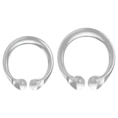 Silicone glans ring - for ejaculation delay (transparent)
