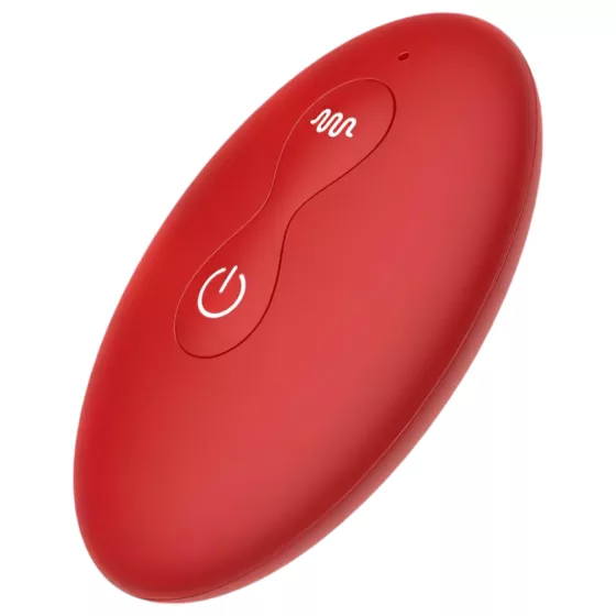 Rose Plug - Rechargeable, Wireless Anal Vibrator (Red)