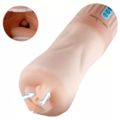   Lonely - Rechargeable Suction & Vibrating Oral Simulator (Natural)