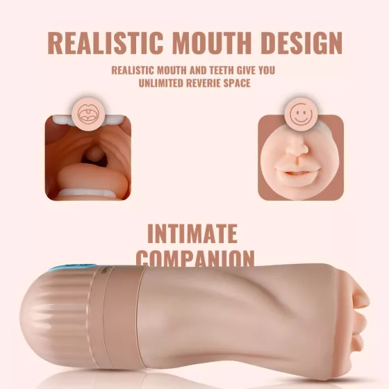 Lonely - Rechargeable Suction & Vibrating Oral Simulator (Natural)