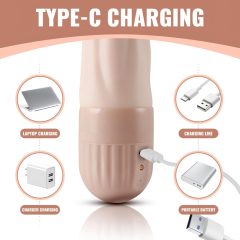   Lonely - Rechargeable Suction & Vibrating Oral Simulator (Natural)