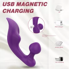   Sex HD Chomper - Waterproof Clitoral & Anal Vibrator (Purple)
