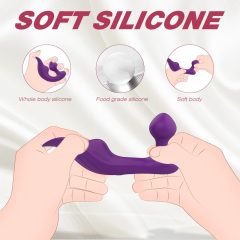   Sex HD Chomper - Rechargeable, Waterproof Clitoral and Anal Vibrator (Purple)