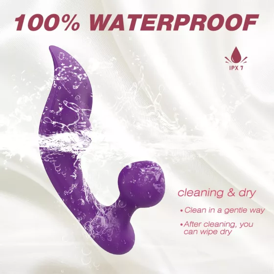 Sex HD Chomper - Waterproof Clitoral & Anal Vibrator (Purple)