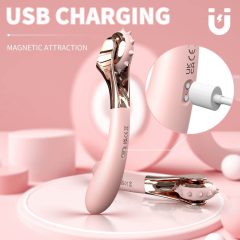   Sex HD - Rechargeable, waterproof vibrator and pendulum (pink)