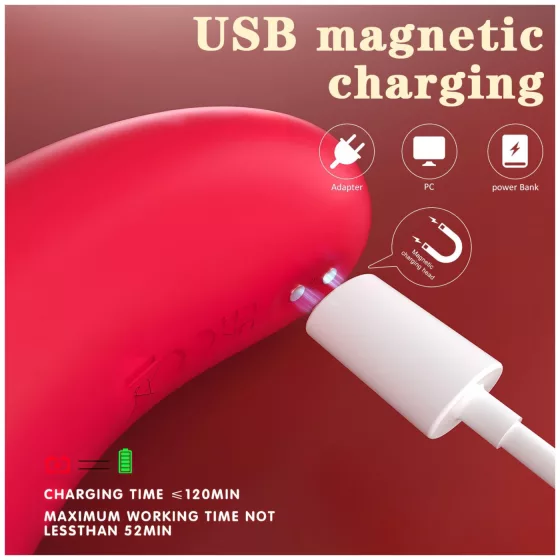 SEX HD Genie - G-Spot and Clitoral Vibrator (Red)