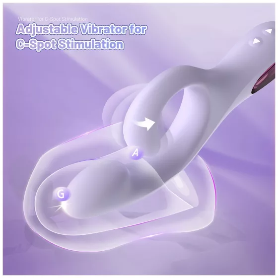 Sex HD - clitoral-arm G-spot vibrator (purple)