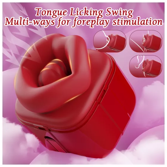 SEX HD Lovely Kiss - Licking-Sucking Vibrator (Red)
