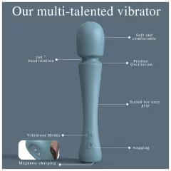 SEX HD Dancer - Massaging Vibrator (Turquoise)