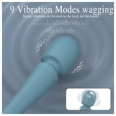 SEX HD Dancer - Massaging Vibrator (Turquoise)