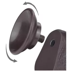   Lovetoy Sliding-Skin - Suction Cup Double-Layer Dildo - 20.8cm (Brown)