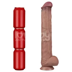 Lovetoy XXL Dual-Layer Dildo - 36.5 cm - (Natural)