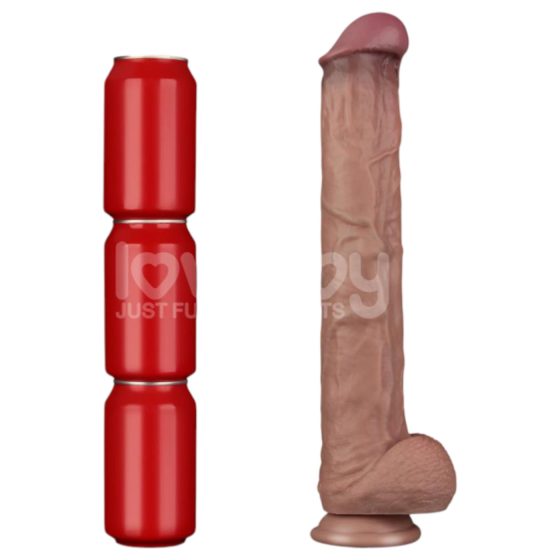 Lovetoy - dual-layer XXL dildo - 36.5 cm (natural)