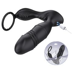 AlvUp - Smart Prostate Vibrator with Penis Ring (Black)