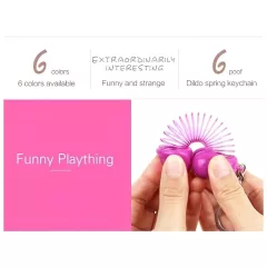 Roomfun - funny penis keyring (black)