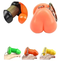 Roomfun - funny penis keyring (black)