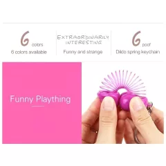 Roomfun - funny penis keyring (natural)