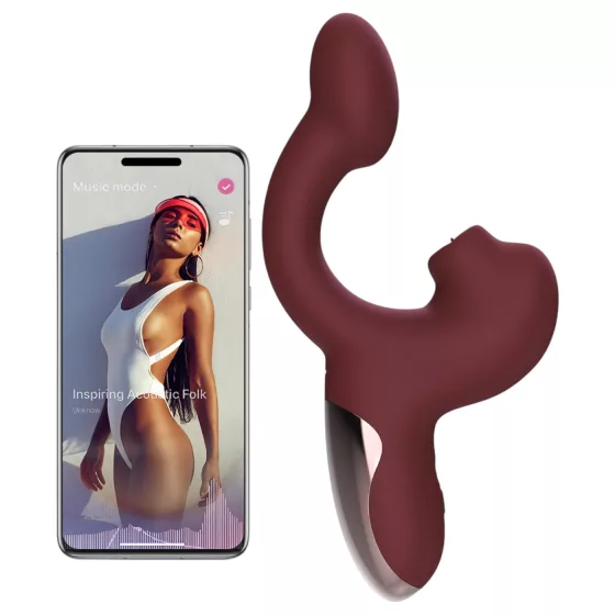 Magic Motion Magic Ponder - 2in1 Clitoral Arm Vibrator (Burgundy)