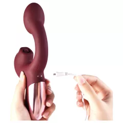   Magic Motion Magic Ponder - 2in1 Clitoral Arm Vibrator (Burgundy)