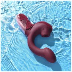   Magic Motion Magic Ponder - 2in1 Clitoral Arm Vibrator (Burgundy)