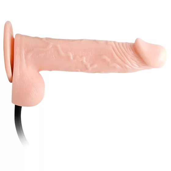 Baile Inflatable - inflatable lifelike vibrator (flesh‑coloured)