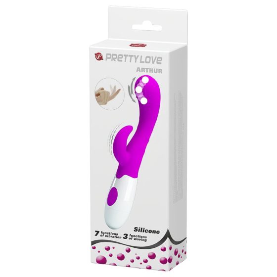 Pretty Love Arthur - beaded G-spot vibrator (pink)