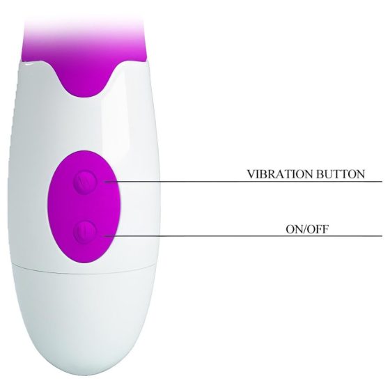 Pretty Love Arthur - beaded G-spot vibrator (pink)