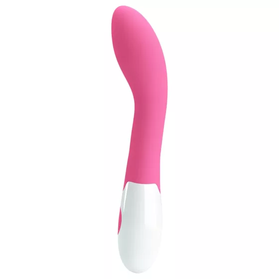 Pretty Love Bishop - Waterproof G-Spot Vibrator (Pink-White) 