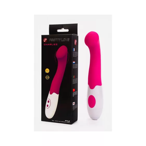 Pretty Love Charles - Waterproof G-Spot Vibrator (Pink)
