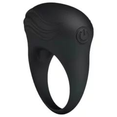  Pretty Love Bertram - Waterproof, Vibrating Cock Ring (Black) 