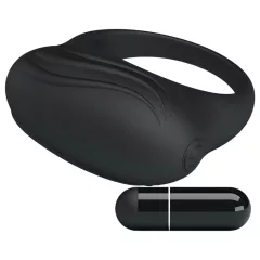   Pretty Love Bertram - Waterproof, Vibrating Cock Ring (Black) 