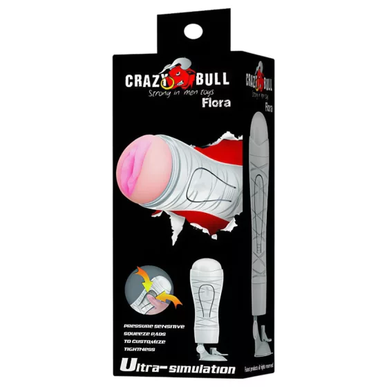 Crazy Bull - Suction Cup Masturbator (Natural)