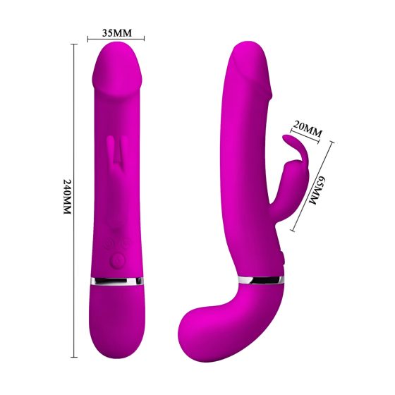 Pretty Love Henry - Pink Splashing, Clitoral Vibe with Arm